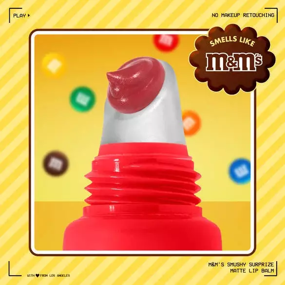 M&M SMUSHY MATTE LIP BALM
