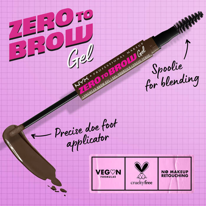 ZERO TO BROW LONGWEAR GEL