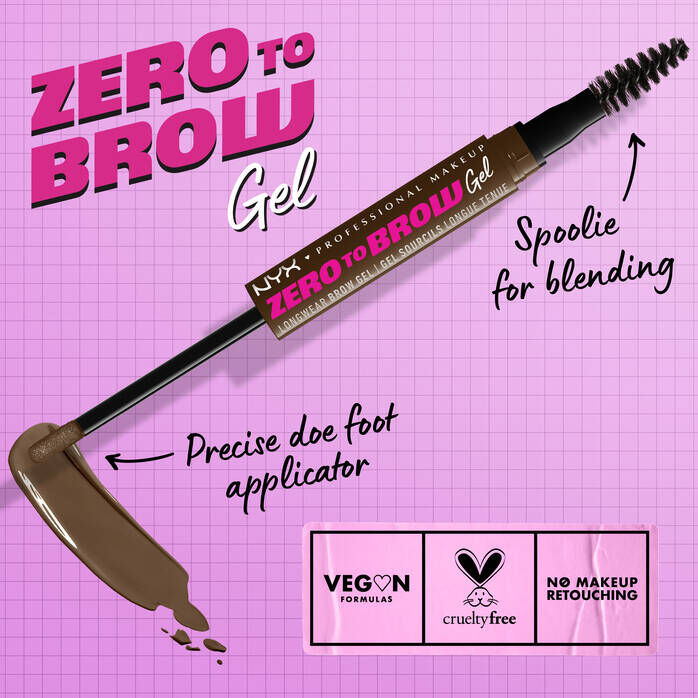 ZERO TO BROW LONGWEAR GEL