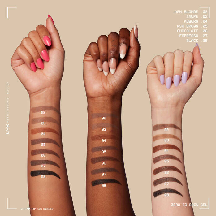 ZERO TO BROW LONGWEAR GEL