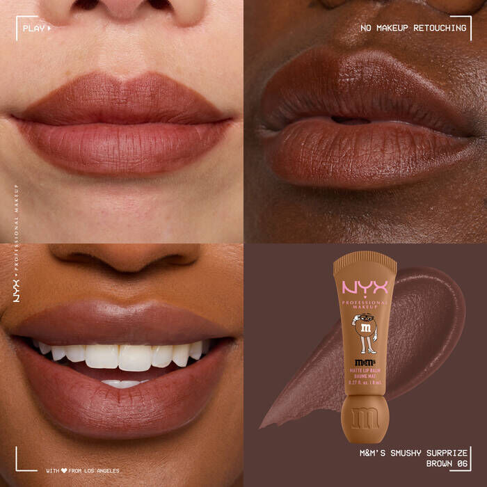 M&M SMUSHY MATTE LIP BAL