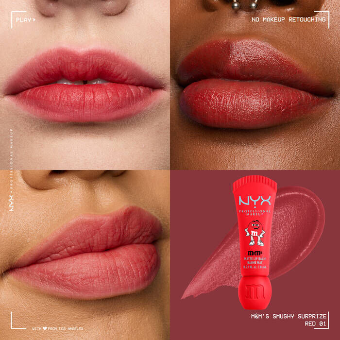 M&M SMUSHY MATTE LIP BAL