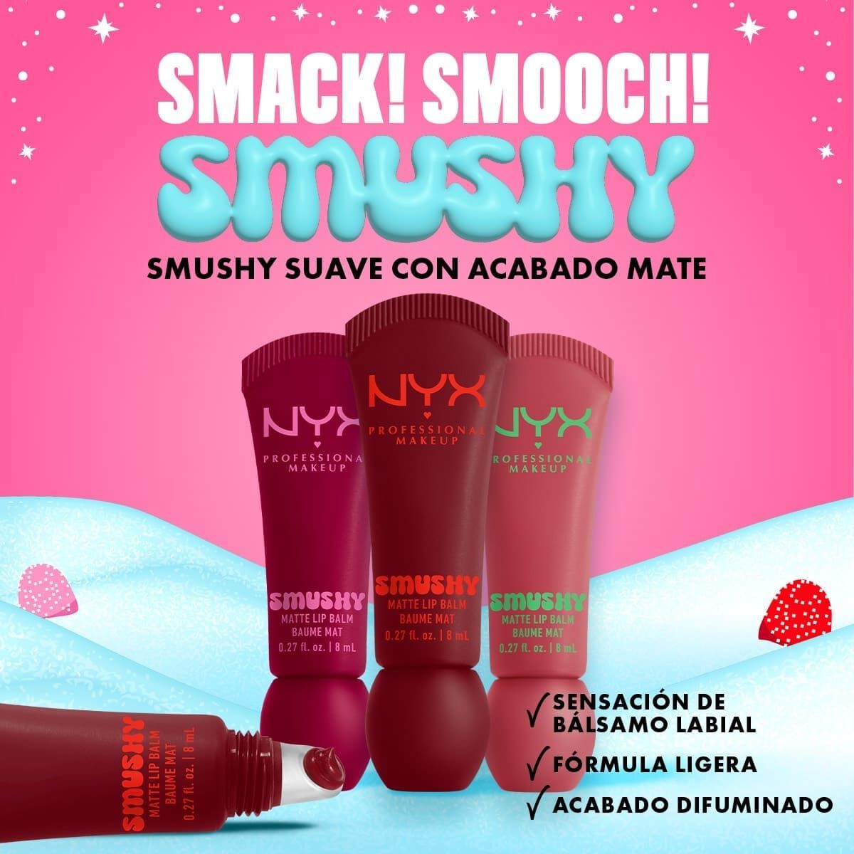 Holiday Smushy Matte Lip Balm Kit