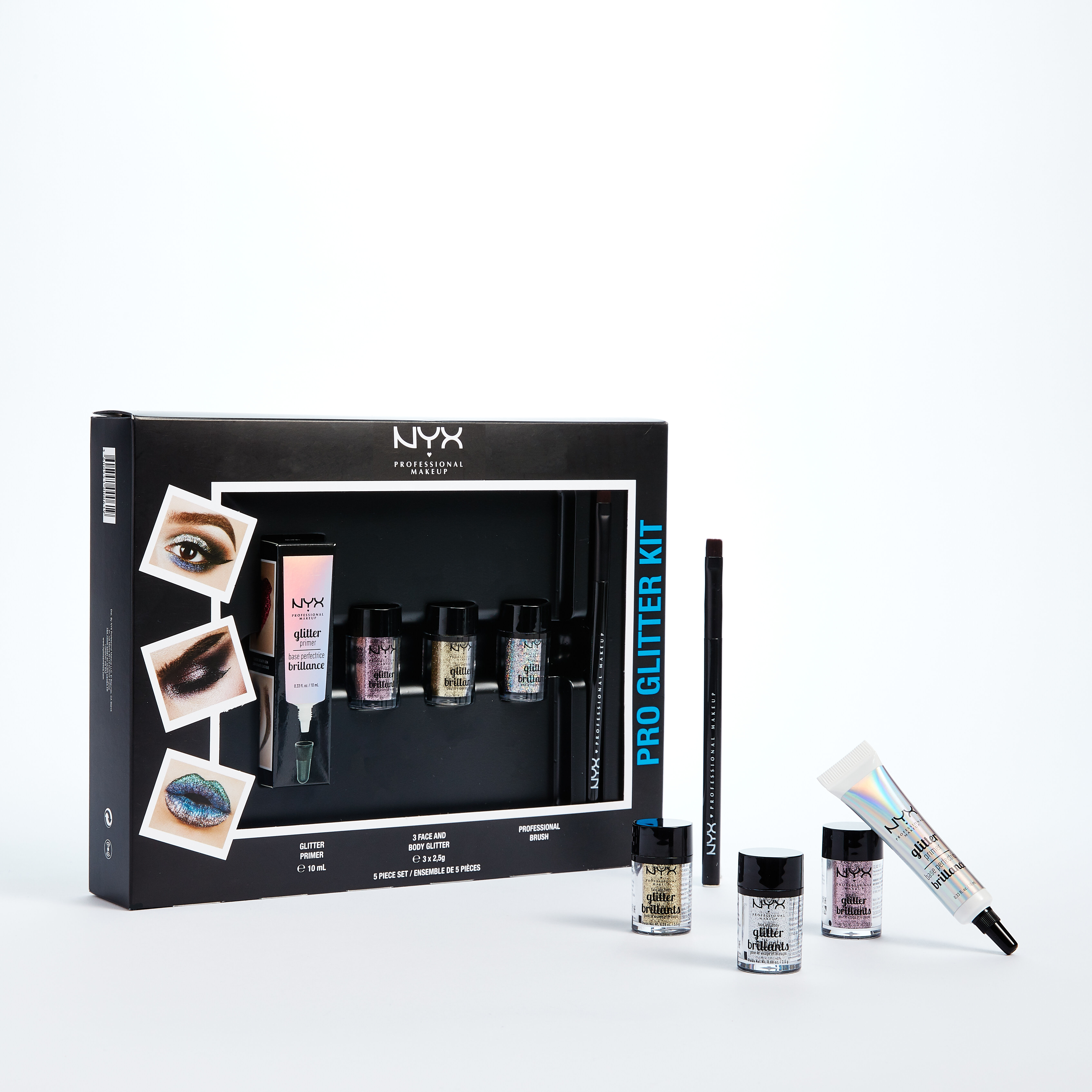 SET DE MAQUILLAJE PRO GLITTER KIT