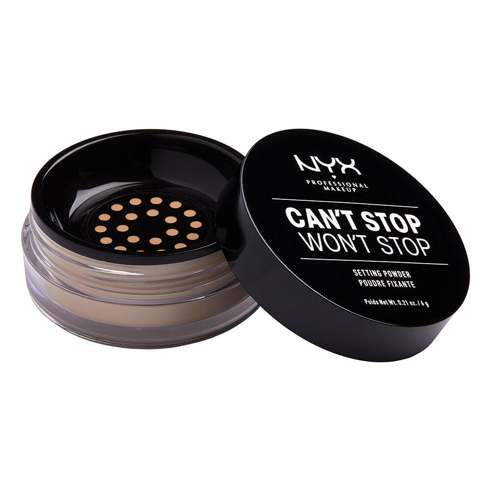 POLVOS FIJADORES CAN’T STOP WON’T STOP SETTING POWDER.