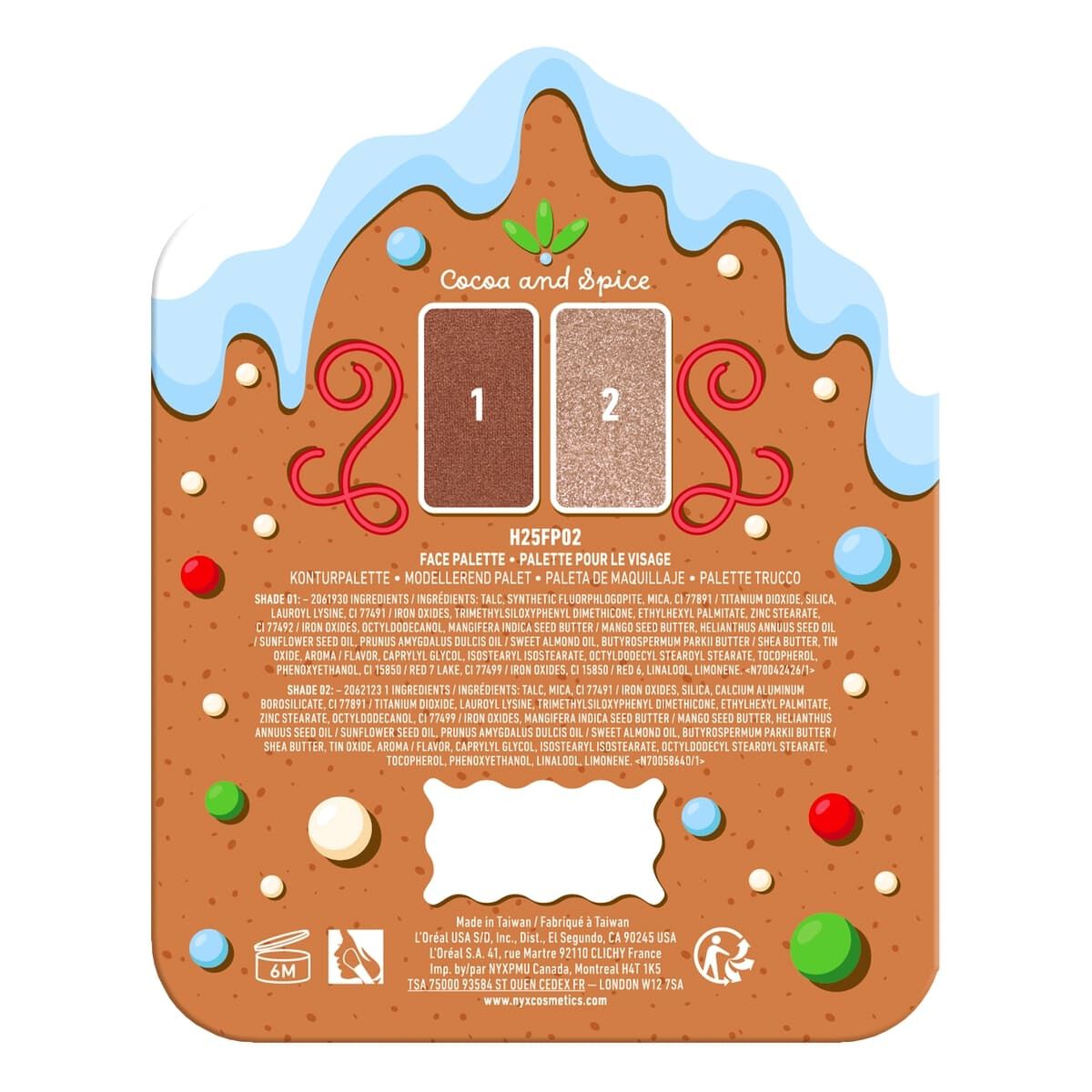 Paleta Holiday Buttermel Face