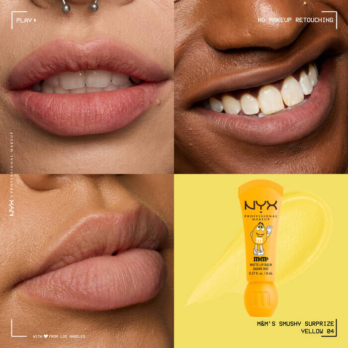 M&M SMUSHY MATTE LIP BAL