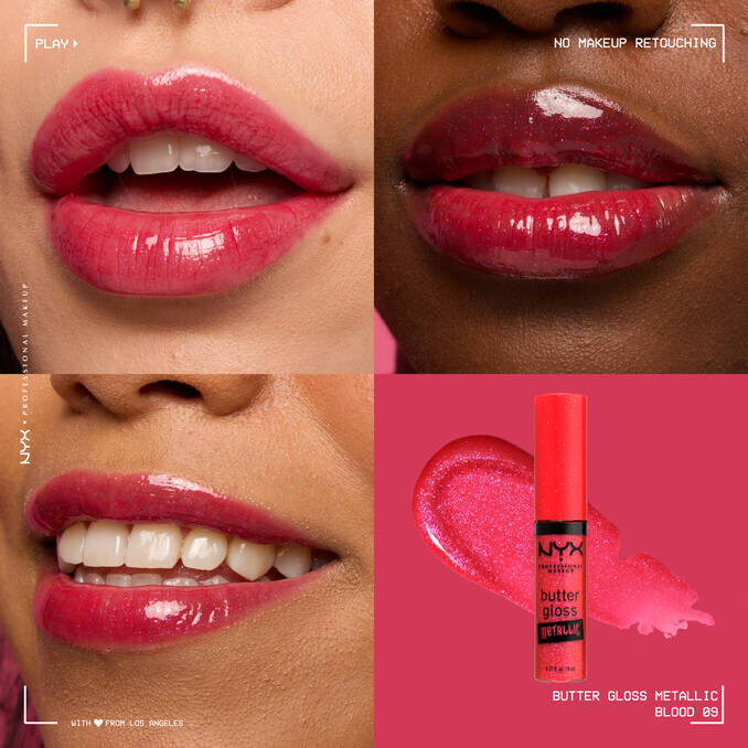 Butter Gloss Metallic - Blood