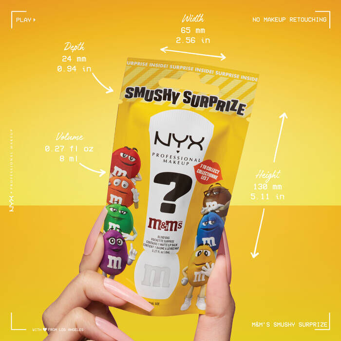 M&M SMUSHY MATTE LIP BAL