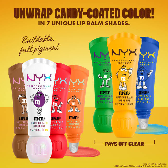 M&M SMUSHY MATTE LIP BAL