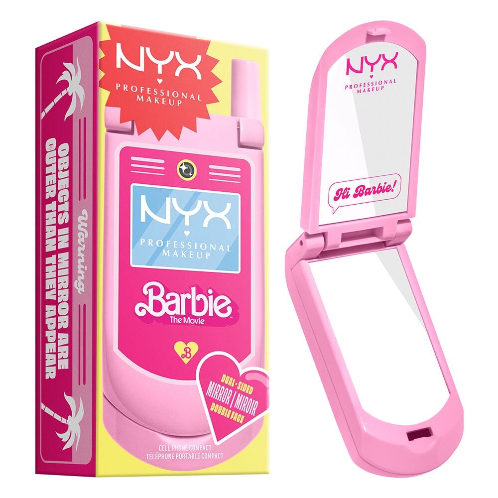 ESPEJO FLIP PHONE BARBIE THE MOVIE NYX Professional Makeup